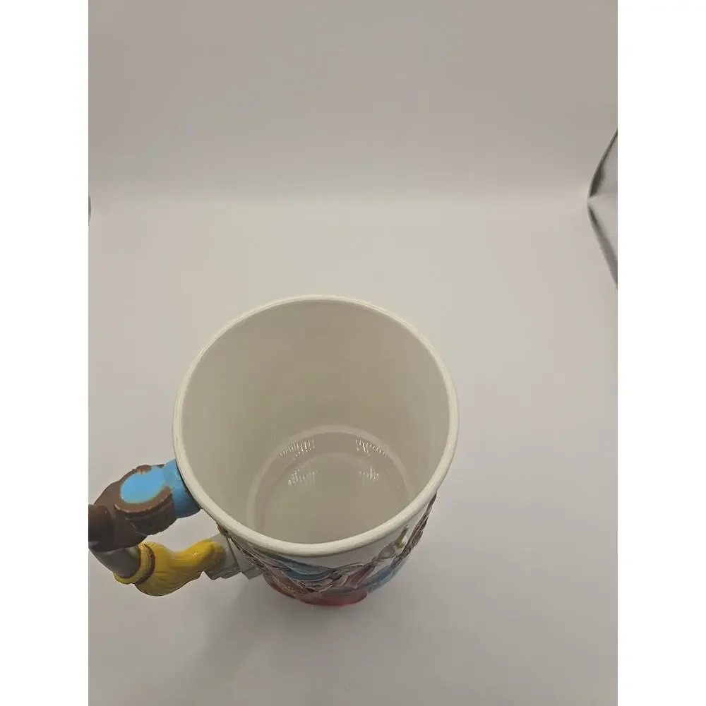 VTG 1990 Mickey Mouse Cup Mug WALT‎ DISNEY WORLD ON ICE 3D PLASTIC Fantasia - Picture 5 of 5